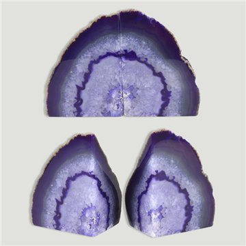 Ágata aparador de livros. Lilás. 0,900-1,200kg