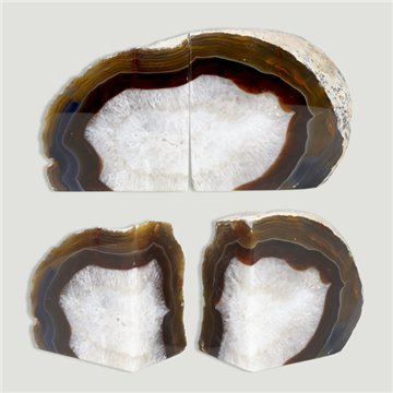 Ágata aparador de livros. Natural. 1,700-2,300kg