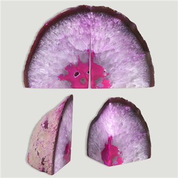 Ágata aparador de livros. Rosa. 1,700-2,300kg