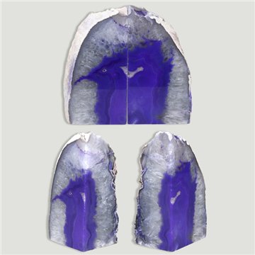 Ágata aparador de livros. Lilás. 1,700-2,300kg