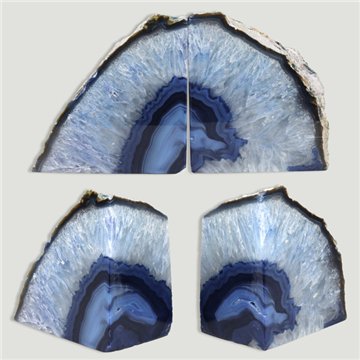 Ágata aparador de livros. Azul. 2,300-2,900kg