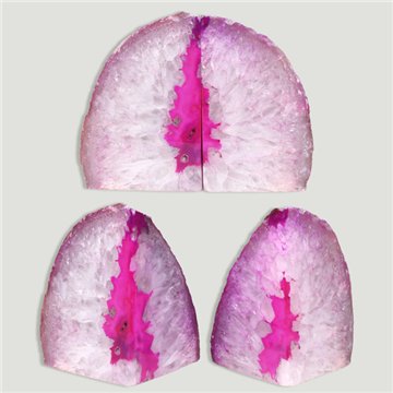 Ágata aparador de livros. Rosa. 2,300-2,900kg