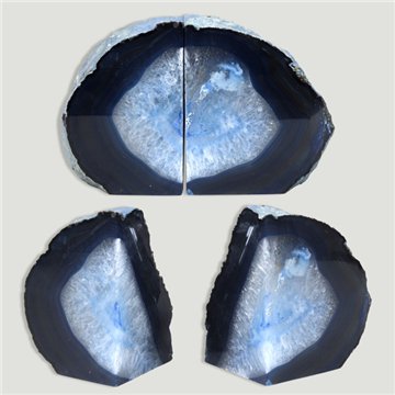 Ágata aparador de livros. Azul. 2,900-3,500kg