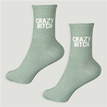 Long sock. 42. Model CRAZY BITCH