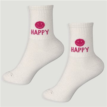 Long sock. 59. Model HAPPY + SMILE