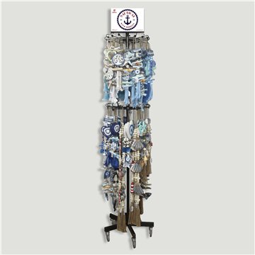 NAUTICAL WIND MOBILES. Display stand with 241 pieces
