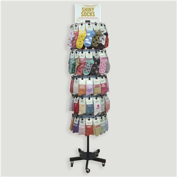 SHINY SOCKS. Expositor con 480 piezas