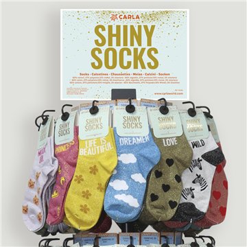 SHINY SOCKS. Expositor con 480 piezas