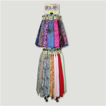Présentoir Sarong Paréo - Chiffon & Modal/polyester – 192 unités