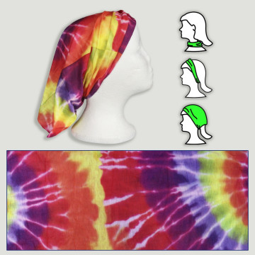Cover Head. 22. Tie-Dye