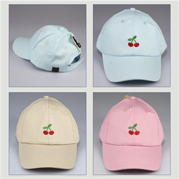Gorra kids. 36. Modelo Cerezas. 3 colores