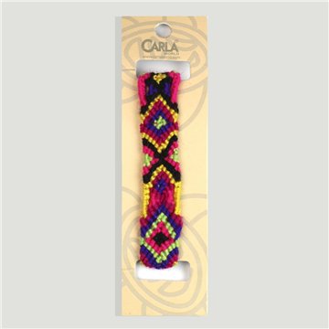 Colored thread bracelet. 64. Ethnic model