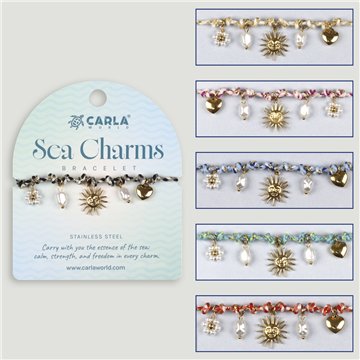 SEA CHARM. 01. Pulsera acero. Modelo Sol