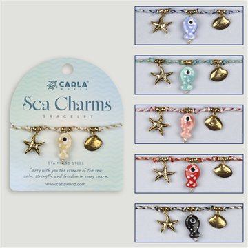 SEA CHARM. 11. Pulsera acero. Modelo Pez