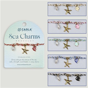 SEA CHARM. 12. Pulsera acero. Modelo Estrella mar