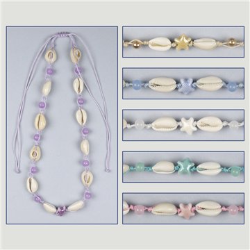 Shell necklace. 10. Assorted