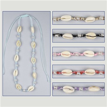 Shell necklace. 12. Assorted