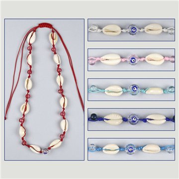Shell necklace. 13. Assorted