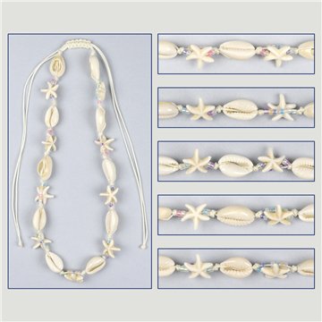 Shell necklace. 14. Assorted