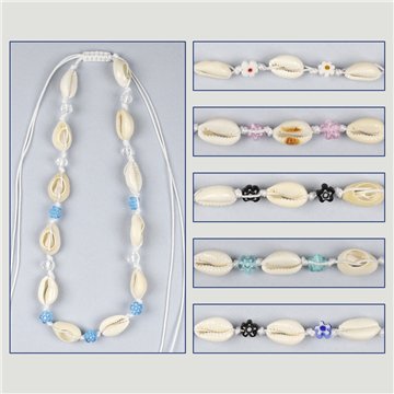 Shell necklace. 15. Assorted