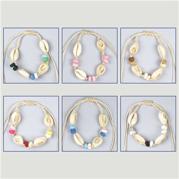 Shell bracelet. 19. Assorted