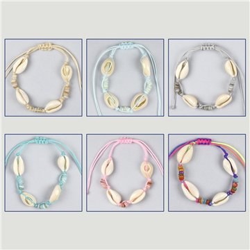 Shell bracelet. 20. Assorted