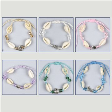 Shell bracelet. 24. Assorted