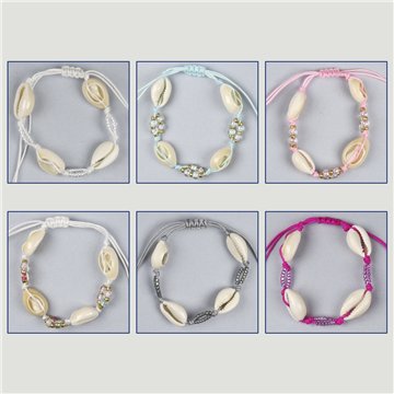 Shell bracelet. 25. Assorted