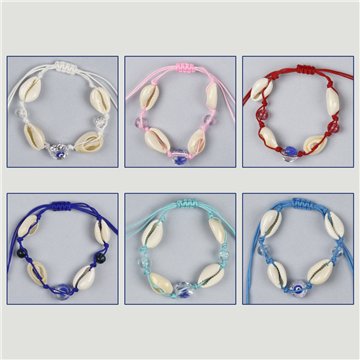Shell bracelet. 29. Assorted