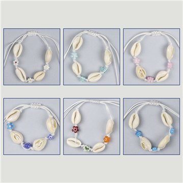 Shell bracelet. 31. Assorted