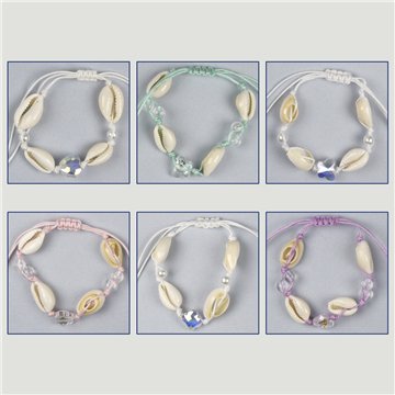 Shell bracelet. 32. Assorted