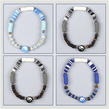 Fimo bracelet. 51. Assorted