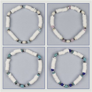 Fimo bracelet. 56. Assorted