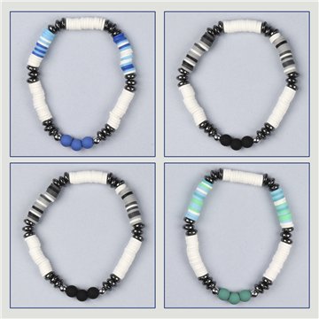 Fimo bracelet. 59. Assorted