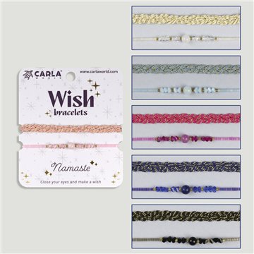 Set 2 pulseras cordón. 09. Bola. Surtidas