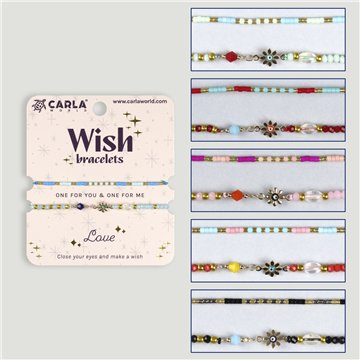 Set 2 pulseras cordón. 14. Margarita. Surtidas