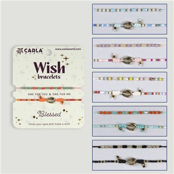 Set 2 pulseras cordón. 15. Cypraea. Surtidas