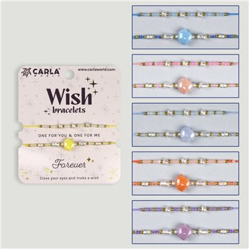 Set 2 pulseras cordón. 19. Concha. Surtidas