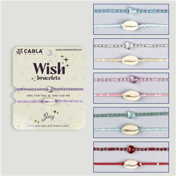 Set 2 pulseras cordón. 22. Cypraea. Surtidas