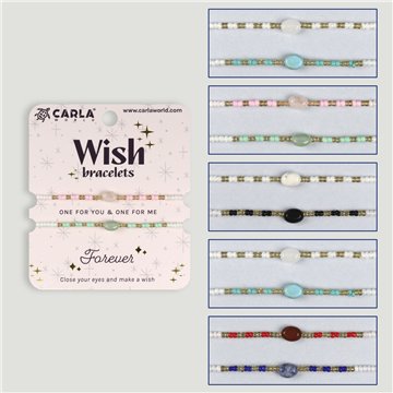 Set 2 pulseras cordón. 31. Oval. Surtidas