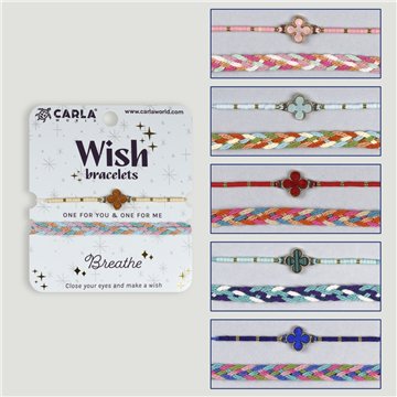 Set 2 pulseras cordón. 47. Cruz. Surtidas