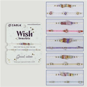 Set 2 pulseras cordón. 52. Chip. Surtidas