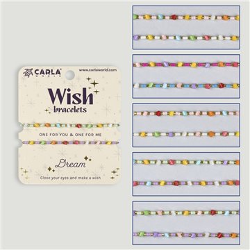 Set 2 pulseras cordón. 65. Multicolor. Surtidas