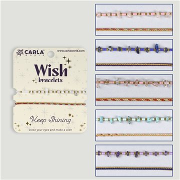 Set 2 pulseras cordón. 80. Chip. Surtidas