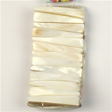 Pulsera Nácar elástica. 36. Modelo Triángulos. Surtidos