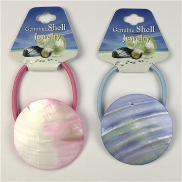 Elastic Band / Elastic Bracelet Painted Mother of Pearl. 58. Round Model. Assorted