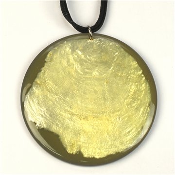 Capiz Necklace with cord. 82. Round Model. Assorted