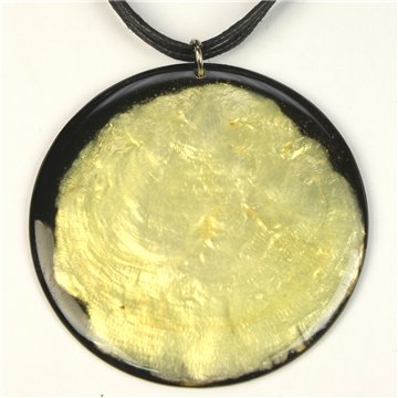 Capiz Necklace with cord. 87. Round Model. Assorted