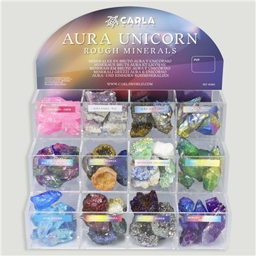 AURA UNICORN. Expositor metacrilato Unicorn bruto. 360 uds