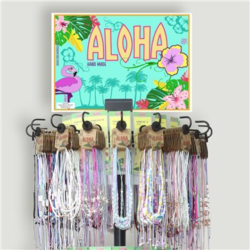ALOHA. Expositor con 1344 piezas.